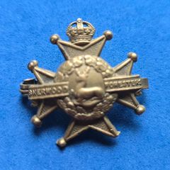 Military Sherwood Foresters converted sweetheart brooch Gaunt maker