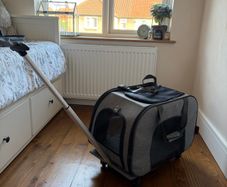 MORE FOR 2-in-1 Luxury Pet Carrier & Wheeled Trolley (Collapsible)