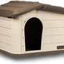 Outdoor Cat, Dog and Rabbit House, Pet Kennel and Shelter - Brown Image 3