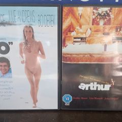 Arthur & 10 Ten Dvd Bundle Bo Derek Dudley Moore 80s Comedy Movies