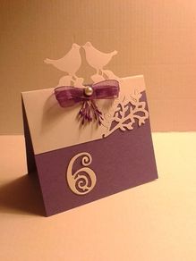 Table number cards