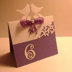 Table number cards
