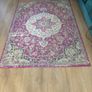 Pink vintage style rug Image 2