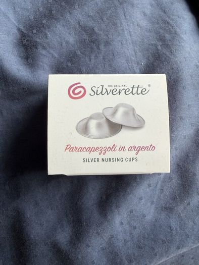 Silverette Silver Nursing Cups - Boxed