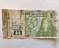 1979 Irish 1 Punt  Pound Note