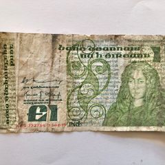 1979 Irish 1 Punt  Pound Note