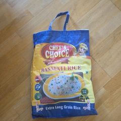 Large empty rice bag