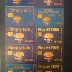 10 Simply Talk callcards