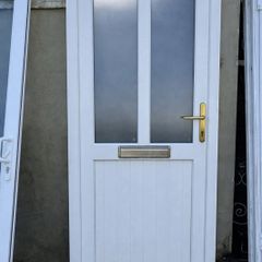 Great Solid UPVC Single Door