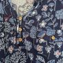 Mantaray Blue Floral Print Blouse Size 20 Image 3
