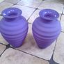 Two purple vase for sale Image 2