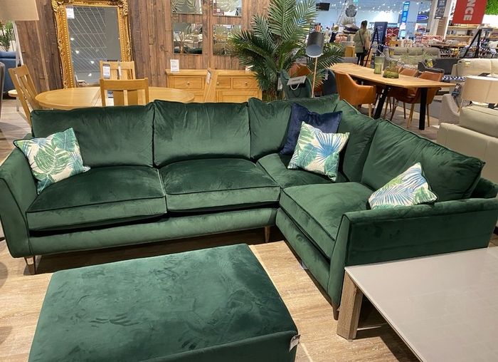 2/3 Seater Sofa - Velvet Teal Green