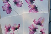 Set of 4 Original Watercolour Paintings