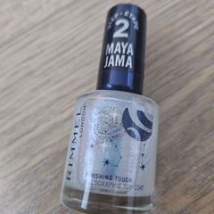 Rimmel Maya Jama Holographic Top Coat Nail Polish