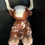 Build a Bear Longhorn spotted Bull steer Cow Image 2