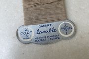 Vintage French cream colour elastic