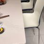 kitchen high stools blue set of three Image 3
