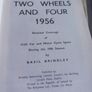 On two wheels and four 1956 1st edition hardback by Basil Brindley, extremely rare, D18 free reg post Image 4