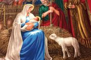 Nativity Fabric Panel