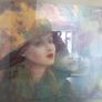 Framed Lady in Green Print Image 2