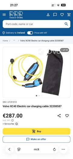 Mennekes Ev Charging Cable