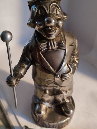 Vintage Juggling Matel Money Box Clowne.