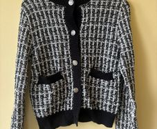 Primark Black and White Cardigan