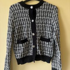 Primark Black and White Cardigan