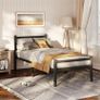 3ft Single Bed Frame with Headboard Image 7