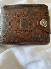 brown leather wallet for cash and cards