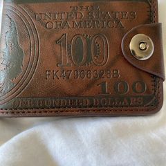 brown leather wallet for cash and cards