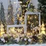 MULTIPLE COLOURS/SIZES AVAILABLE 46-Pack Christmas Ball Ornaments with Strings, 30mm/1.18" Mini Size Baubles, Shatterproof Plastic Christmas Bulbs, Hanging Decorations for Xmas Tree, Holiday, Wedding, Party Image 3