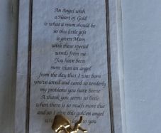 Mum - Cubid Heart of Gold Pin Brooch