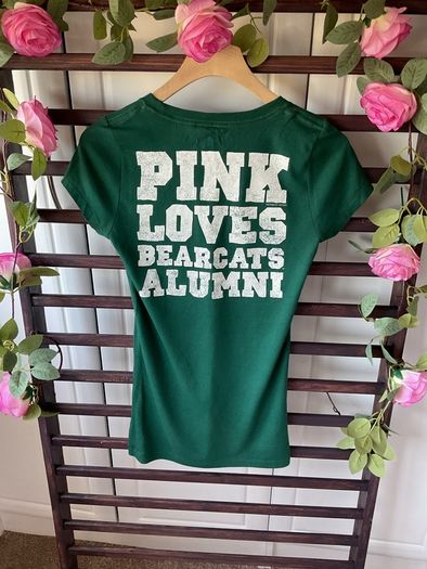 T-shirt Victoria secrets xsmall green college Tshirt