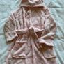 Girls Pink Heart Cosy Dressing Gown Image 2