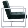 2-Seater Sofa with Armrests Dark Green Chrome and Velvet Image 5