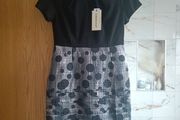 Designer boutique James Lakeland formal occasion party polka dots black dress 10 New