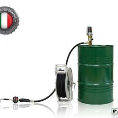 Oil Dispensing Pump with Retractable Reel - Metered