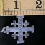 Vintage Silver 'JERUSALEM' Cross Pendant Image 5