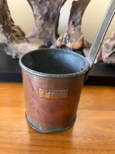 Antique Copper Pub Measure