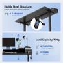 Height Adjustable Desk with Two Drawers, 120 x 60 cm Electric Computer Desks Image 5
