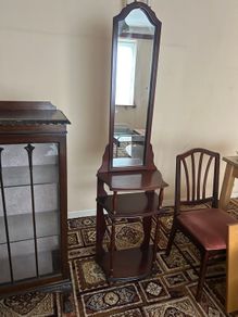 Mahogany mirror hall table