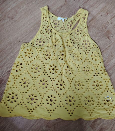 Yellow Beachwear Top  Size 12-14