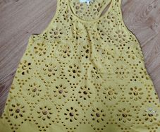 Yellow Beachwear Top  Size 12-14