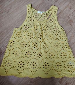 Yellow Beachwear Top  Size 12-14