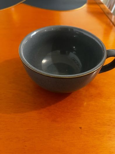 Genware rustic blue cappuccino mug x 5