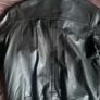 Mens River Island Brown Leather Jacket Small Image 3