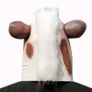 Rubber novelty Halloween cow mask. Image 4