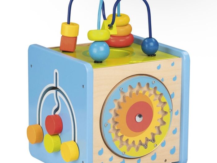 Wooden Activity cube