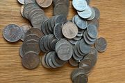 Irish 5p Coins x90